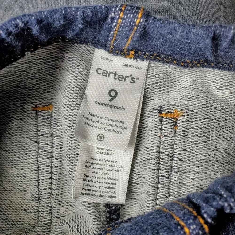 Starting Out Baby Boys 9m Outfit - Knit Cardigan Sweater and Jeans